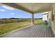 Covered patio with a view of the backyard at 5692 Camilla St, St Cloud, FL 34771