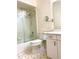 Bathroom with glass shower, vanity and toilet at 310 Vista Oak Dr, Longwood, FL 32779