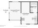 Floor plan of detached guest house at 1604 Peach Ave, Sanford, FL 32771