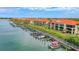 Luxury waterfront community with boat slips and walking paths at 466 Bouchelle Dr # 202, New Smyrna Beach, FL 32169