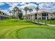 Well maintained putting green at 466 Bouchelle Dr # 202, New Smyrna Beach, FL 32169