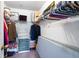 Spacious walk-in closet with shelving and drawers at 466 Bouchelle Dr # 202, New Smyrna Beach, FL 32169