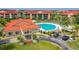 Relaxing community pool with clubhouse at 466 Bouchelle Dr # 202, New Smyrna Beach, FL 32169