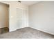 Bedroom with double door closet and carpet flooring at 3130 Willow Oak Dr, Edgewater, FL 32141
