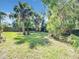 Large backyard with mature trees, offering a tranquil outdoor setting at 3130 Willow Oak Dr, Edgewater, FL 32141