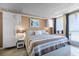 Spacious bedroom with king-size bed and ocean view at 701 S Atlantic Ave # 508, Daytona Beach, FL 32118