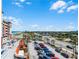 Street view with parking and ocean in distance at 701 S Atlantic Ave # 508, Daytona Beach, FL 32118