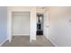 Bedroom with open closet and access to bathroom at 221 Rosa Ave, Oviedo, FL 32765