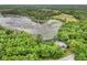 House nestled in lush greenery near a serene lake at 10 Locust Run Crse, Ocala, FL 34472
