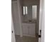Simple bathroom with vanity and medicine cabinet at 32525 Oak Park Dr, Leesburg, FL 34748