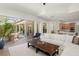 Open living room with view of kitchen and backyard at 858 Creston Dr, Maitland, FL 32751