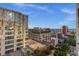 Aerial view of the property, showcasing the surrounding cityscape and landscape at 155 S Court Ave # 1804, Orlando, FL 32801