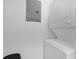 Stackable washer and dryer in a small laundry closet at 155 S Court Ave # 1804, Orlando, FL 32801