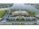 Community pool and clubhouse with ample parking at 3052 Cardillino Way, Kissimmee, FL 34741