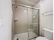 Clean bathroom with shower and toilet at 8914 Zurich Ln, Kissimmee, FL 34747