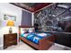Star Wars themed bedroom with Grogu bedding and mural at 4326 Scene Ln, Kissimmee, FL 34746