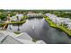 Aerial view showcasing the community's waterfront location at 2520 Woodgate Blvd # 204, Orlando, FL 32822