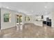 Modern kitchen with island, stainless steel appliances, and breakfast bar at 11514 Via Lucerna Cir, Windermere, FL 34786