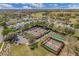 Aerial view of community tennis courts at 4223 Arlington Ridge Blvd, Leesburg, FL 34748