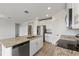 Modern kitchen with stainless steel appliances and granite countertops at 1167 Foreshore Ln, Haines City, FL 33844