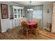Spacious dining area with wood floors and built-in hutch at 1785 Quail Hill Dr, Lakeland, FL 33810