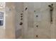 Luxurious shower with multiple shower heads and elegant tile at 1911 Lake Markham Preserve Trl, Sanford, FL 32771