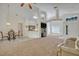 Open concept living room with high ceilings and lots of natural light at 1112 Royal Marquis Cir, Ocoee, FL 34761