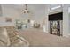 Open living area with a view of the kitchen and dining area at 1112 Royal Marquis Cir, Ocoee, FL 34761