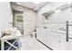 Elegant bathroom with double vanity and shower at 1305 W Lake Mary Blvd, Lake Mary, FL 32746