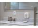 Modern bathroom with marble vanity and fixtures at 1305 W Lake Mary Blvd, Lake Mary, FL 32746