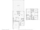 Two-story home floor plan with 3 bedrooms and 3 bathrooms at 2938 Daybreak Dr, Orlando, FL 32825