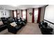 Home theater with reclining seats and large screen at 2965 Fable St, Kissimmee, FL 34746