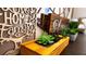 Wooden box with succulents and home decor at 2965 Fable St, Kissimmee, FL 34746
