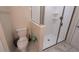 Shower and toilet in a modern bathroom at 2965 Fable St, Kissimmee, FL 34746