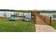 Community kayak launch with a dock and several kayaks at 2965 Fable St, Kissimmee, FL 34746