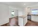 Modern kitchen with stainless steel appliances and an island at 4321 Carrabelle River Ln, Lakeland, FL 33811