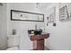 Clean bathroom with modern vanity and black vessel sink at 59 Chippingwood Ln, Ormond Beach, FL 32176