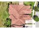 Bird's-eye view of the property's roofline and landscaping at 3587 Casalta Cir, New Smyrna Beach, FL 32168