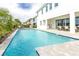 Refreshing pool with spacious patio and landscape at 1136 Castle Pines Ct, Reunion, FL 34747