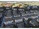 Aerial view of community featuring various townhouses at 3446 Soho St # 304, Orlando, FL 32835