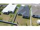 Aerial view showcasing the home's backyard at 2862 Mosshire Cir, St Cloud, FL 34772