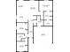 Floor plan showing 2 bedrooms, 2 bathrooms, and garage at 2862 Mosshire Cir, St Cloud, FL 34772