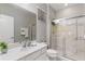 Clean bathroom with a large walk-in shower and single vanity at 5204 Oakbourne Ave, Davenport, FL 33837