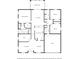 Single story floor plan with 3 bedrooms, 2 baths, office, and screened porch at 4319 Dinner Lake Blvd, Lake Wales, FL 33859