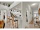 Open kitchen with breakfast bar and view into the living area at 4319 Dinner Lake Blvd, Lake Wales, FL 33859