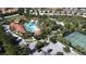 Community view showing pools, tennis courts and homes at 4611 Terrasonesta Dr, Davenport, FL 33837