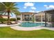 Luxury pool and patio with expansive backyard at 4029 Isabella Cir, Windermere, FL 34786