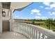 Private balcony boasting a breathtaking view of the backyard oasis at 4029 Isabella Cir, Windermere, FL 34786