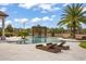 Luxury pool area with pergola, lounge chairs and lush landscaping at 4029 Isabella Cir, Windermere, FL 34786