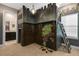 Themed bedroom with Hulk mural and custom bunk bed at 860 Desert Mountain Ct, Reunion, FL 34747